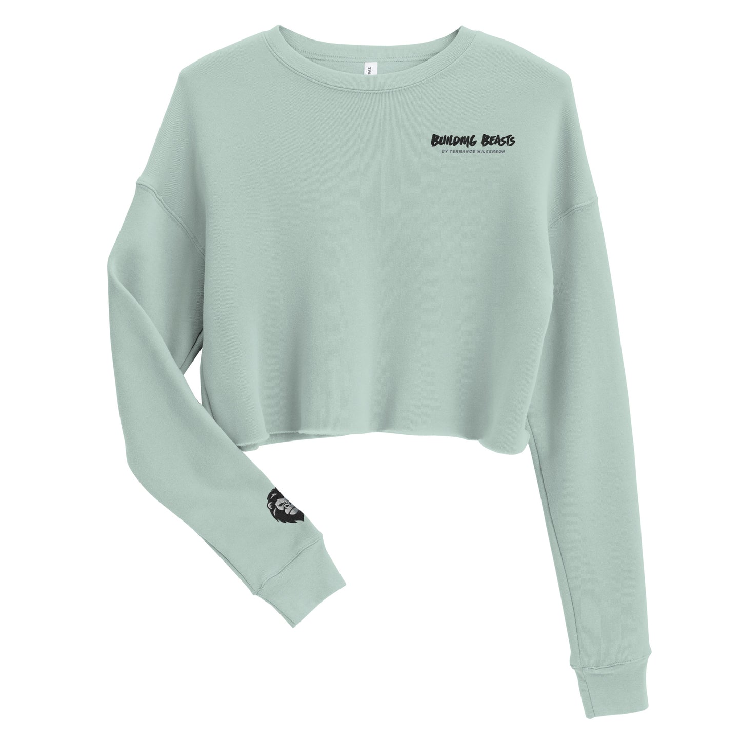 Crop Sweatshirt (Embroidered)